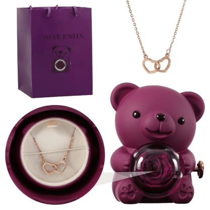 Ours Éternel & Collier Personnalisé
