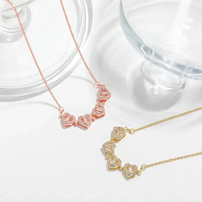 Collier trèfle coeurs