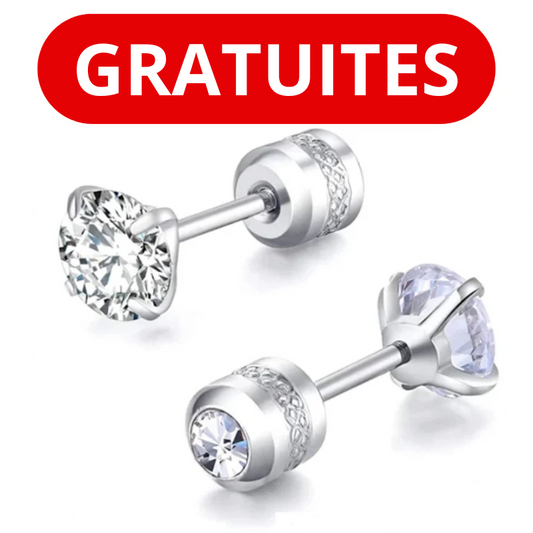 🎁‍ Boucles d'oreilles en argent GRATUITES